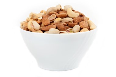 Bowl with nuts clipart