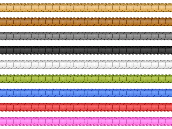 Cuerda de color — Vector de stock