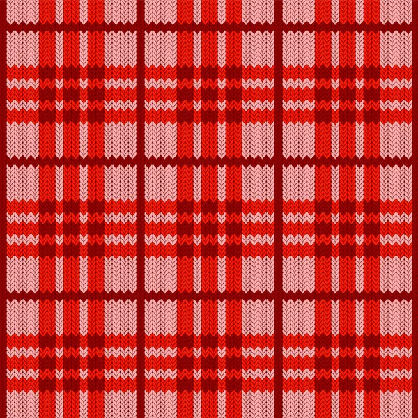 Modèle textile réaliste rouge — Image vectorielle