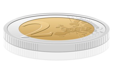 2 euro coin clipart