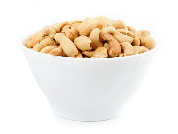 Bowl with cashews — Stock Photo, Image