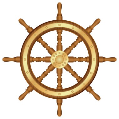 Helm wheel clipart