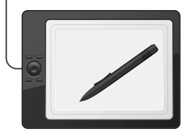 Graphic tablet — Stock Vector