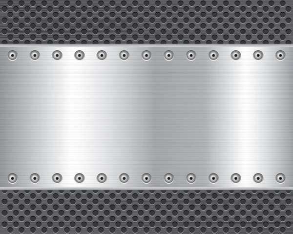 Metallplatte Hintergrund 2 — Stockvektor