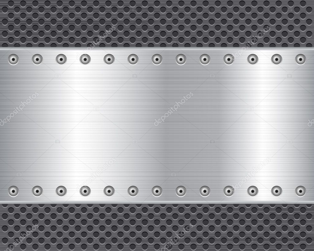 metal plate background 2