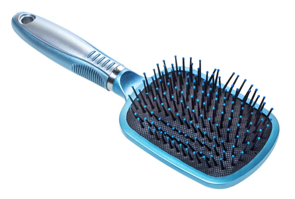 Blue Hairbrush — Stock Photo, Image