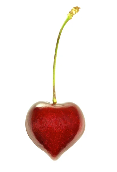 Heart-Shaped Cherry — Stock Photo, Image
