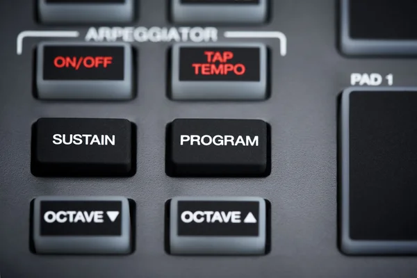 MIDI-Tastatur-part — Stockfoto
