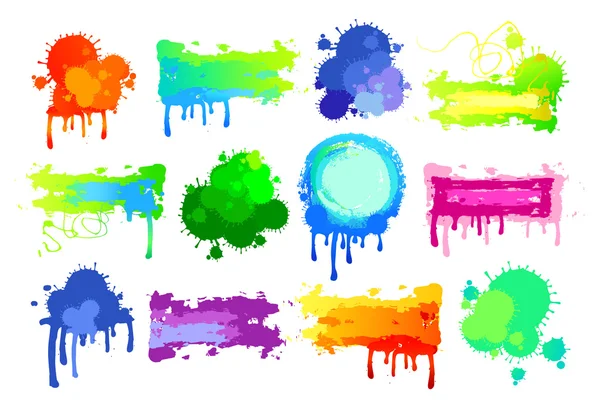 Éléments de conception colorés — Image vectorielle
