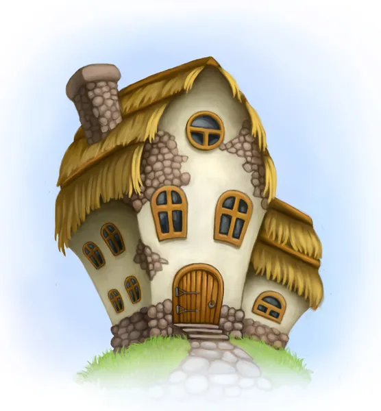 Сказочный дом — стоковое фото