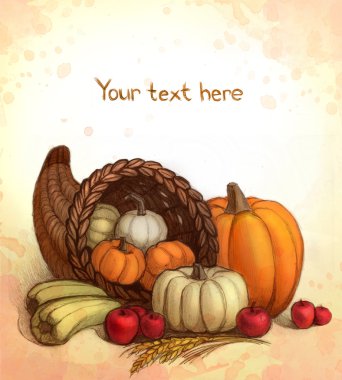 Thanksgiving background clipart