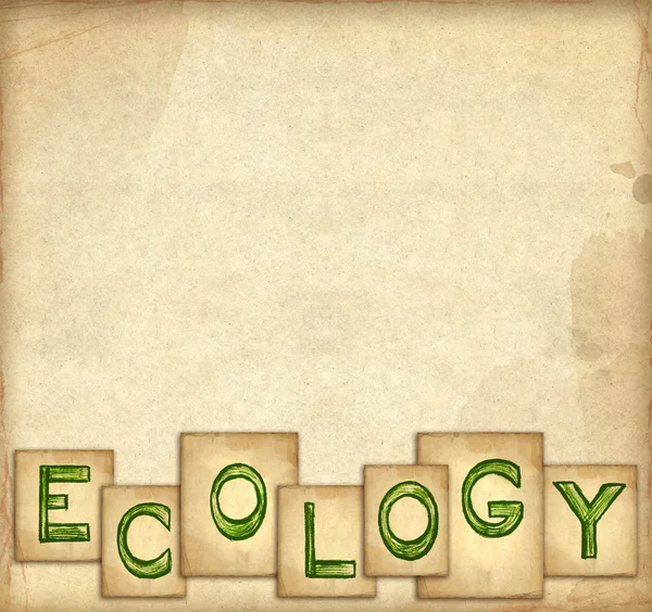 Ekologi bakgrund — Stockfoto