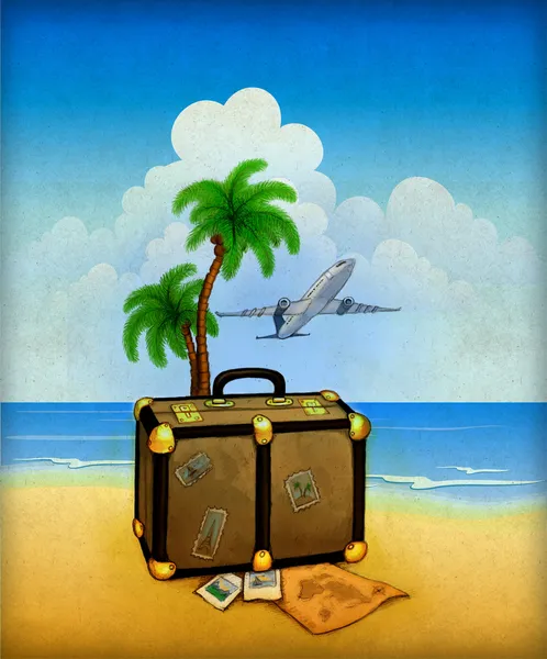 Travel illustration — Stock Photo, Image