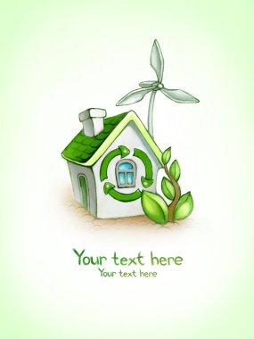 Eco background clipart