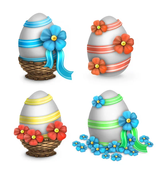 Set of easter eggs — Stock Photo, Image