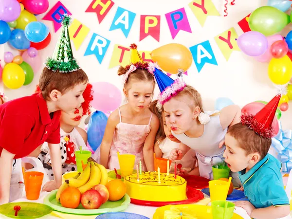 Πάρτι γενεθλίων του παιδιού . — Φωτογραφία Αρχείου