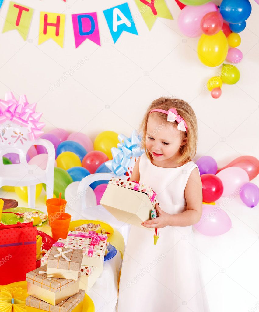 Child birthday party . Stock Photo by ©poznyakov 11295093