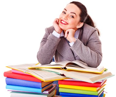 Kitap Tutan Kadın.