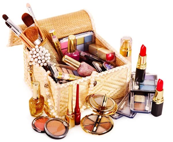 Dekorativ kosmetika för makeup. — Stockfoto