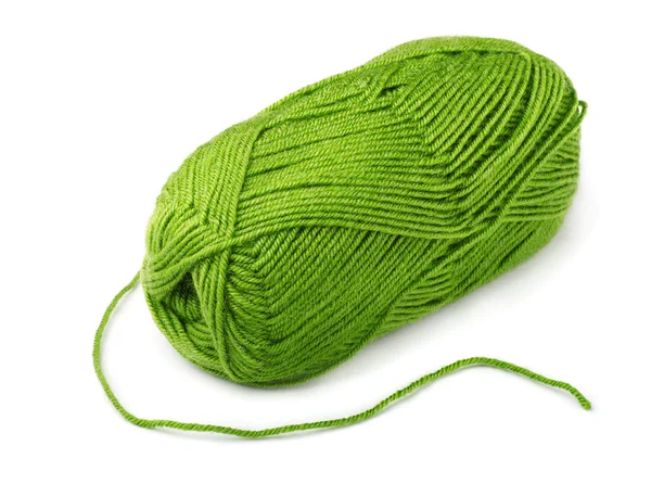 Green yarn — Stock Photo, Image