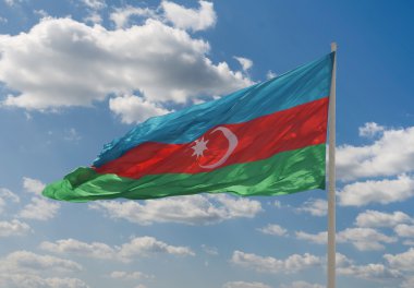 Flag of Azerbaijan clipart