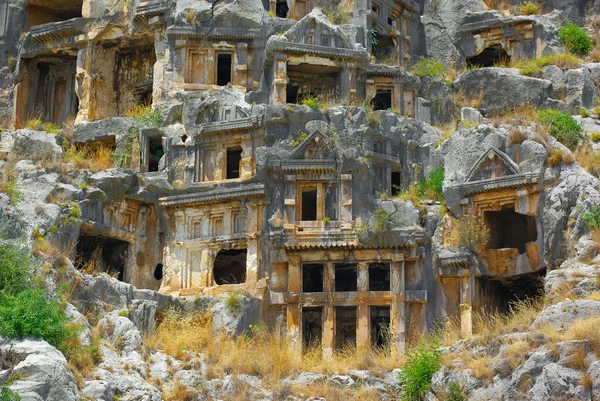 stock image Tombs in Myra