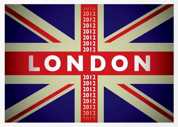 ロンドン 2012年フラグ — ストックベクタ