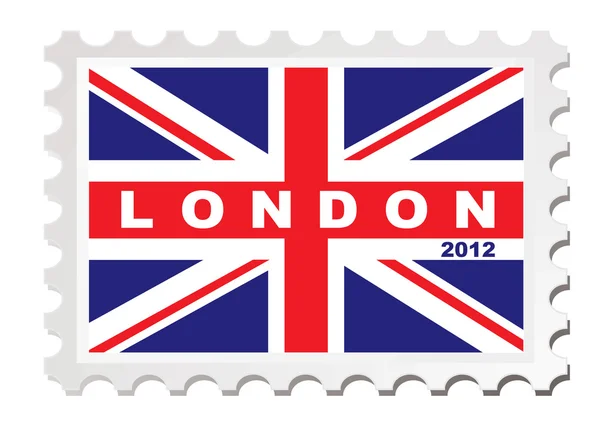 2012 年伦敦邮票 — 图库矢量图片