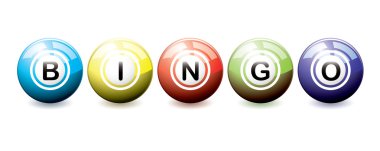 Bingo balls clipart