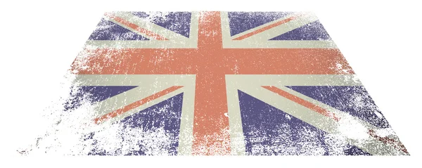 Brittiska flaggan platt — Stock vektor