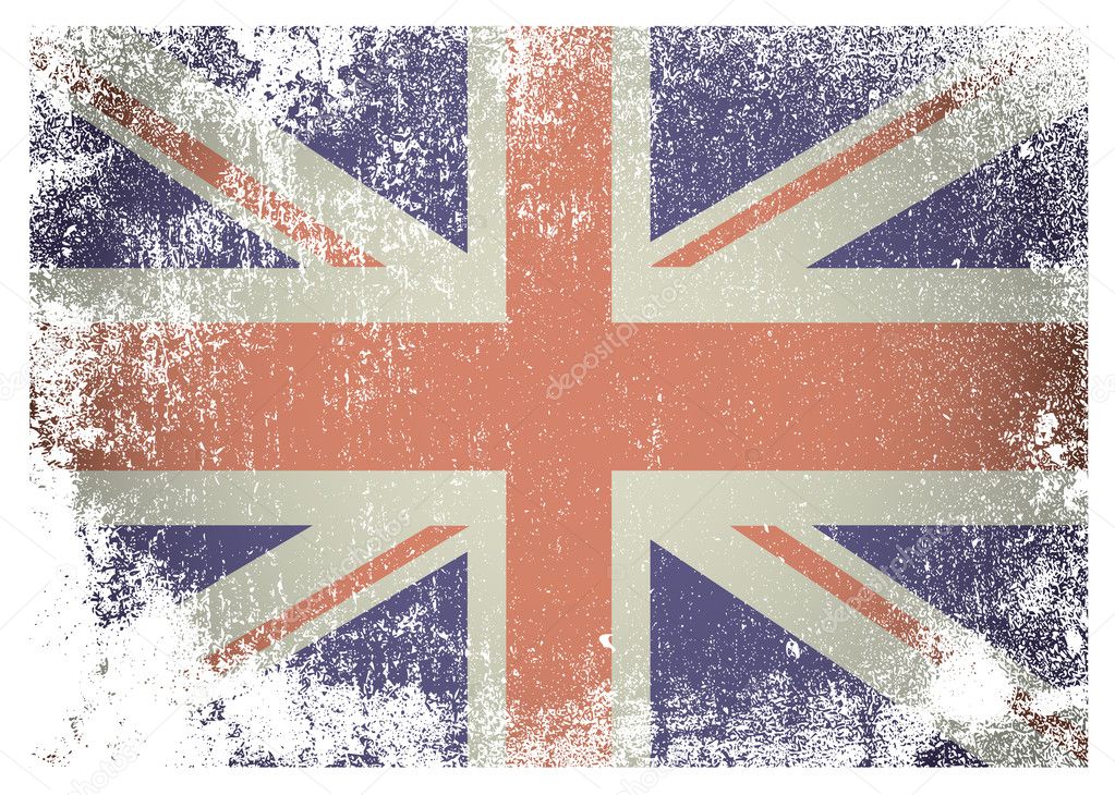 Grunge british flag