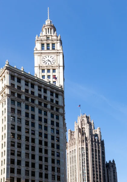 Chicago tribune πύργο και wrigley κτίριο — Φωτογραφία Αρχείου