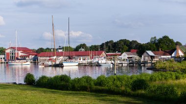 Chesapeake Körfezi 'ndeki St. Michaels Limanı.