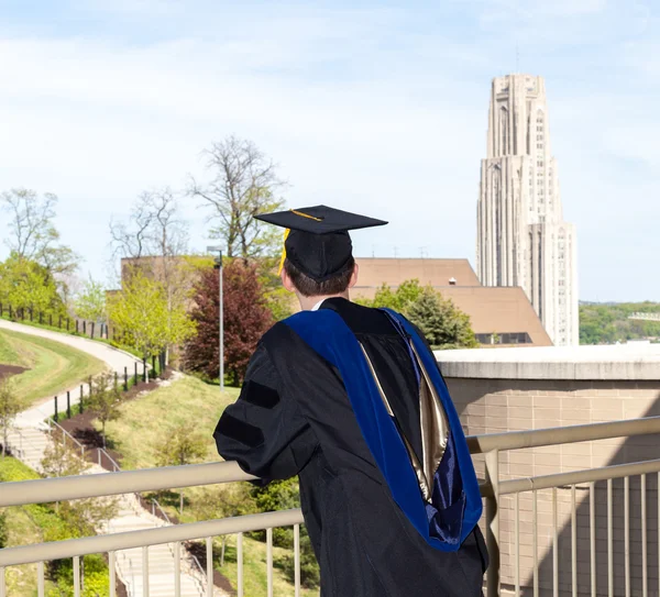 Graduate of UPitt in Pittsburgh — Stock Photo, Image