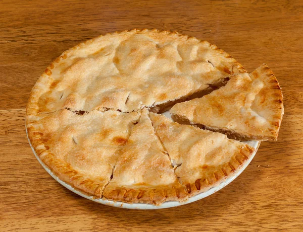 Čerstvě upečený domácí jablečný koláč — Stock fotografie