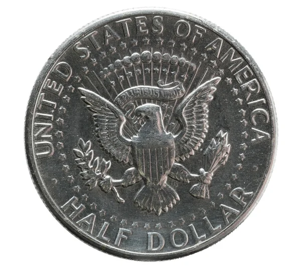 Makro obrázek z jednoho dolaru, který nás mince — Stock fotografie