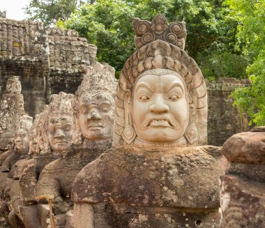 Şeytanlar hat girişi Güney kapısı angkor thom