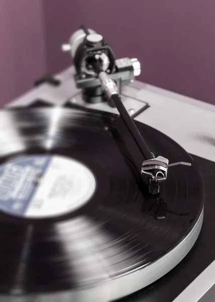 Winylu gramofon analogowy kasety i lp — Zdjęcie stockowe