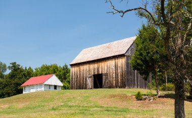 Barns at Thomas Stone house in Maryland clipart