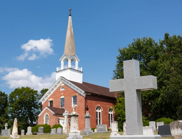 Церковь Святого Игнатия Часовня Поинт Мэриленд — стоковое фото