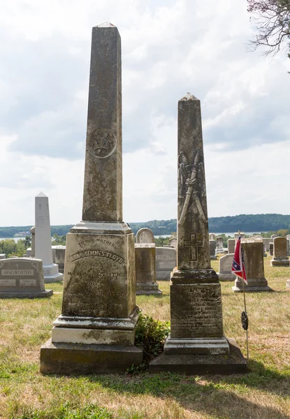 Stock image Graves at St Ignatius church Maryland