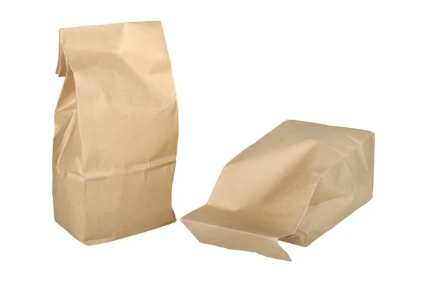 Dois sacos de papel — Fotografia de Stock