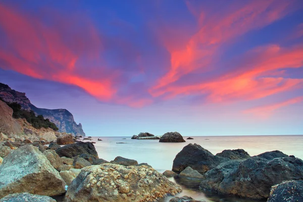 stock image Sunset over the sea