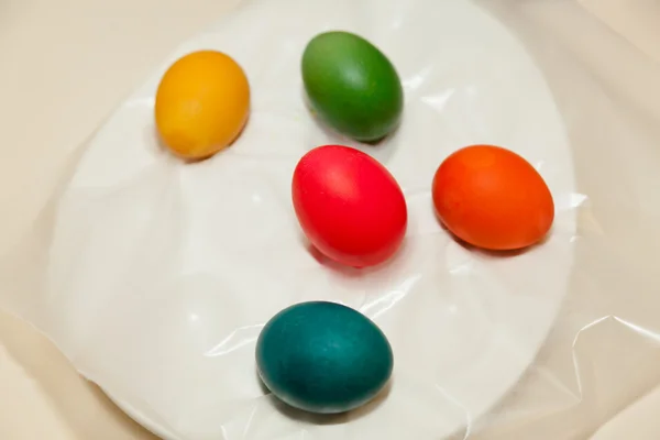 Egg dying — Stock Photo, Image