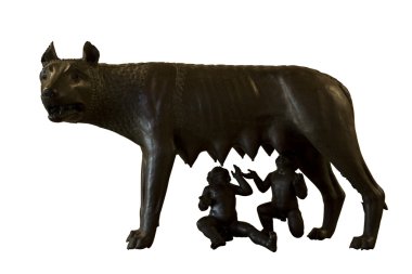 Romulus and remus rome symbol clipart