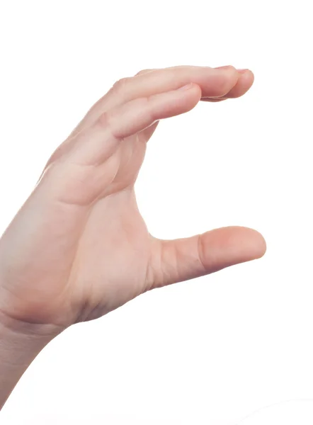 Znak symbol ruky — Stock fotografie