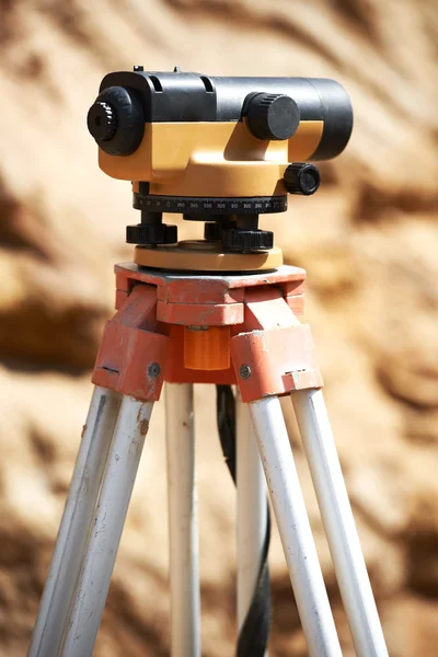 Surveyor equipment outdoors — Stock Photo, Image