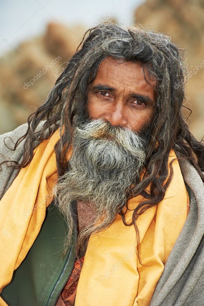 Indian monk sadhu Stock Photo by ©kalinovsky 11710256