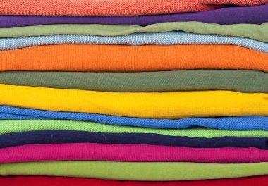 Colorful clothes background clipart