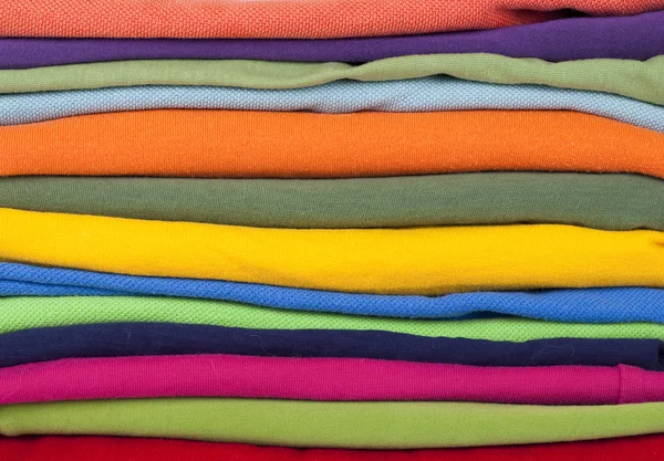 Fundo roupas coloridas — Fotografia de Stock